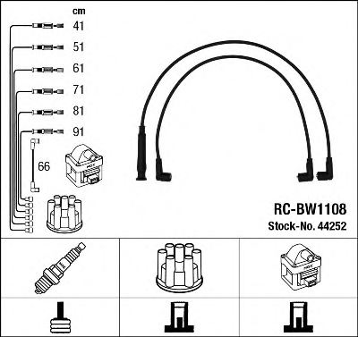 NGK 44252 Ignition Cable Kit